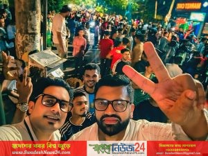 আর্জেন্টিনার জয়ে মিরপুরে নীল-সাদা ঢেউ, দর্শকদের পাশে যুবনেতা মিরাজ