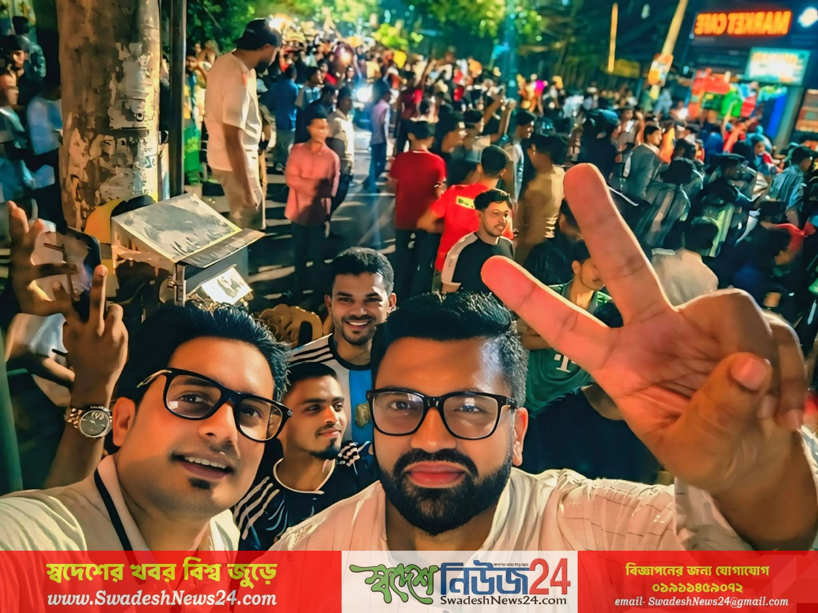 আর্জেন্টিনার জয়ে মিরপুরে নীল-সাদা ঢেউ, দর্শকদের পাশে যুবনেতা মিরাজ